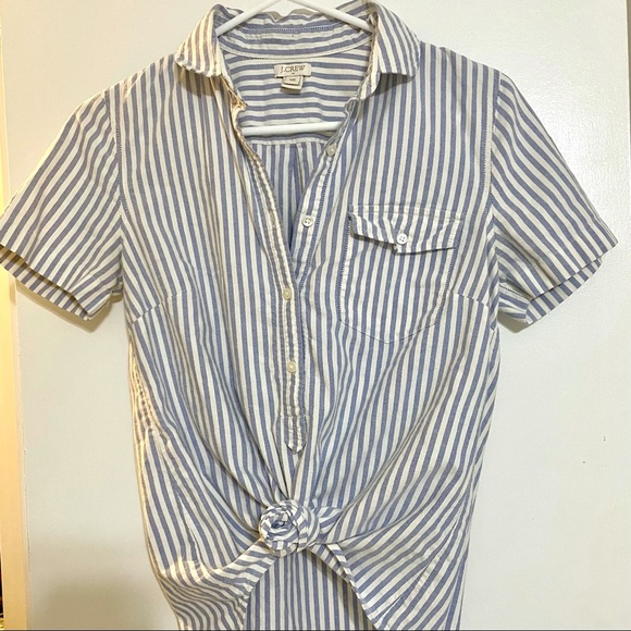 J. Crew Striped Blouse - Picture 1 of 4